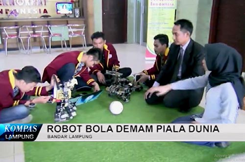Fakta menarik robot cerdik bermain bola karya anak bangsa
