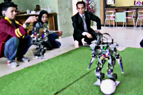 Fakta menarik robot cerdik bermain bola karya anak bangsa