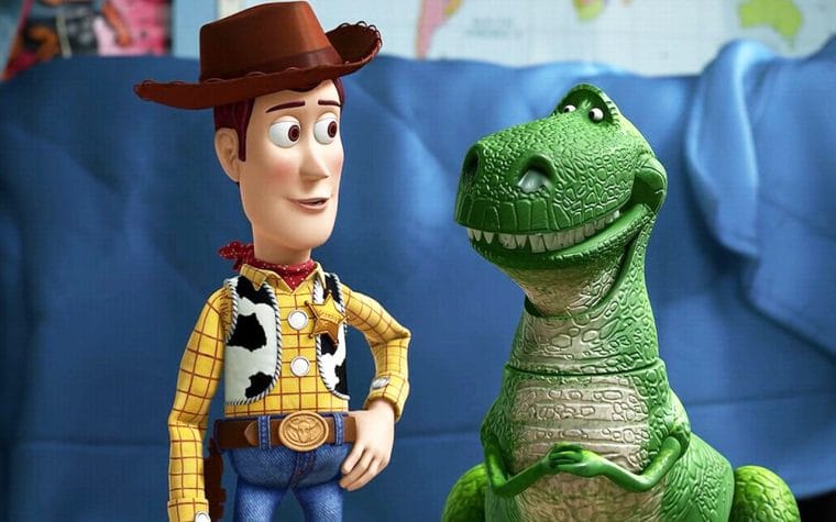 Rex, karakter dinosaurus di film Toy Story tidak seperti T-Rex
