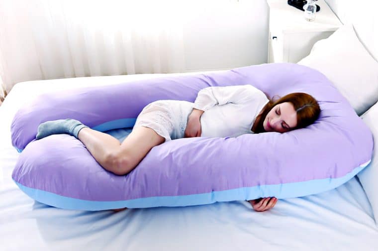 U-Shaped Pregnancy Body Pillow -  Model Bantal Hamil