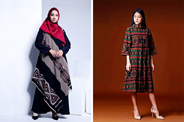 Dress Batik Tenun Khas Indonesia - Motif Batik Tenun