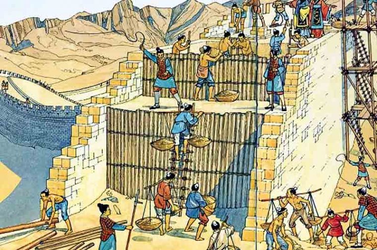 Dibangun Oleh Para Budak dan Pekerja Paksa -  Sejarah Tembok China