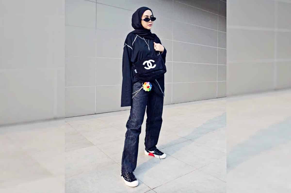 Cargo Cream - OOTD hijab celana cargo dengan warna  netral