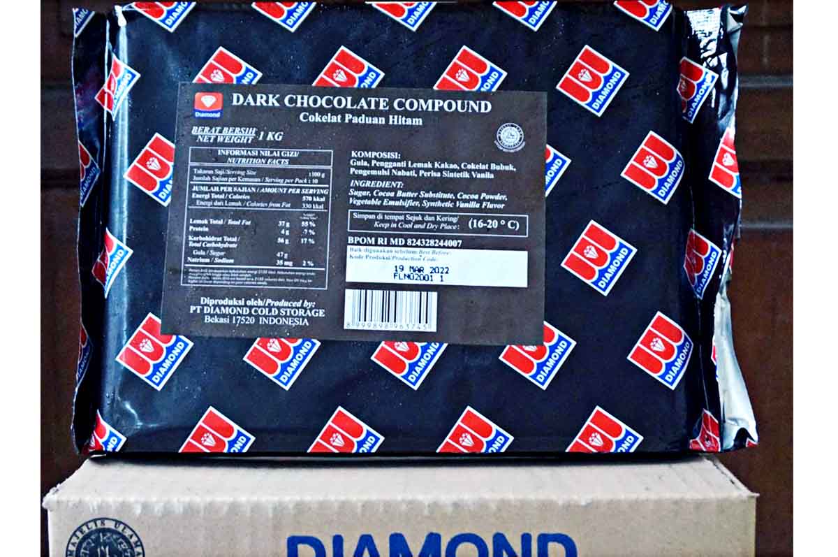 Diamond Coklat Compound - Harga coklat batang kiloan untuk  kue