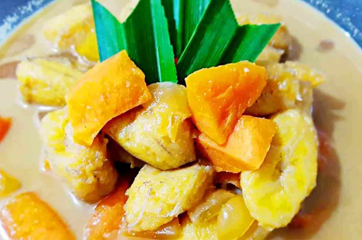 Kolak Pisang Labu Kuning - Cara bikin kolak ubi dan pisang yang paling umum