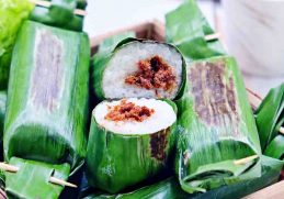 Membuat Lemper Abon - Cara membuat lemper ayam kukus yang simple tanpa menggunakan ayam langsung