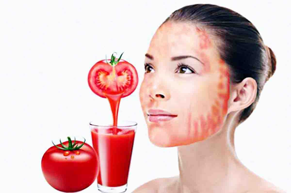 Kaya Tangerine -  Manfaat masker tomat di malam hari untuk melindungi kulit dari efek sinar matahari