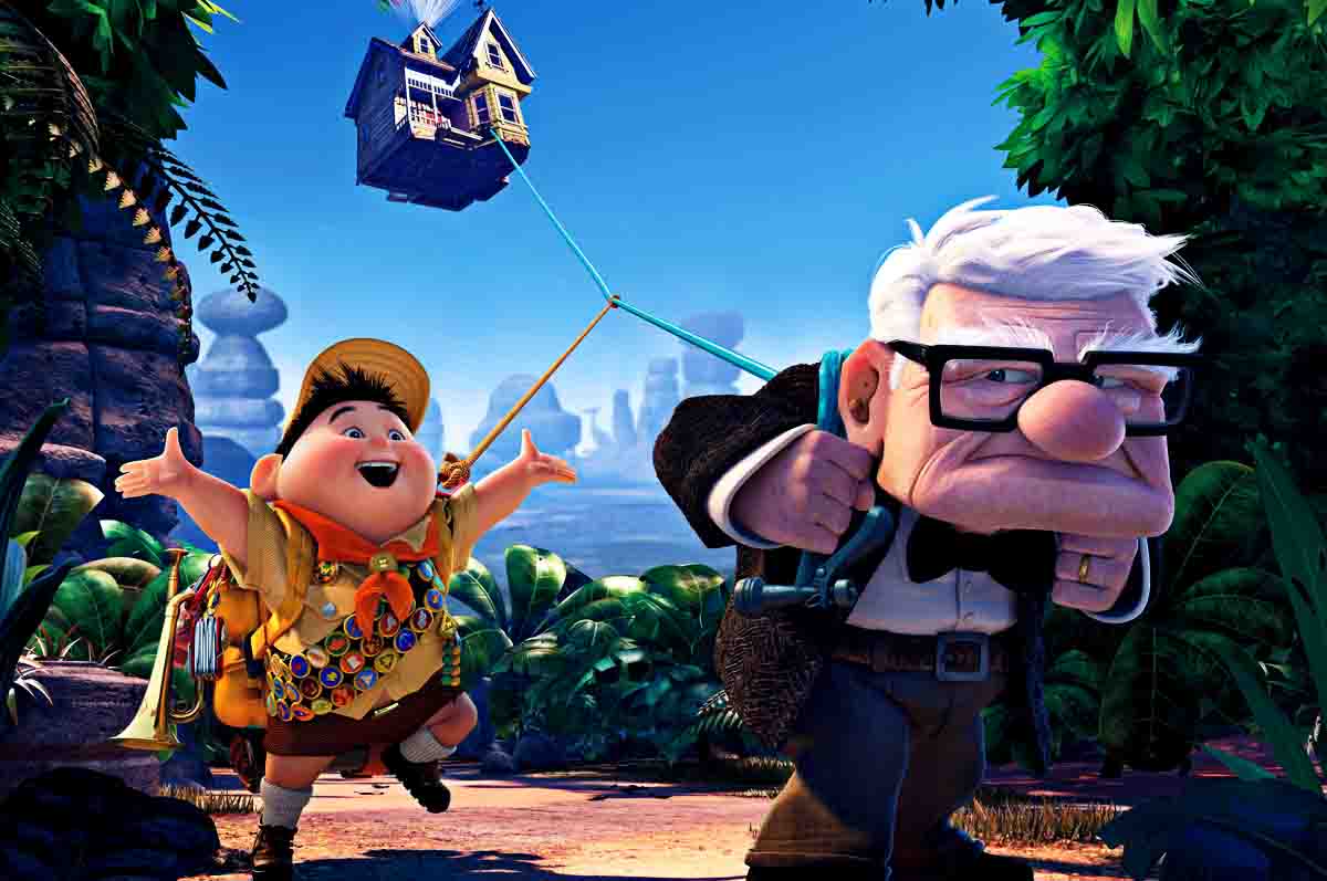 Up - Rekomendasi film kartun Disney terfavorit tentang cinta sejati seorang kakek