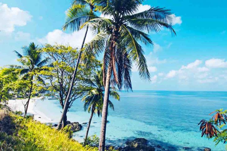 Pantai di Teluk Tamiang - Nama-nama pantai dan laut di Pulau Kalimantan yang ombaknya cukup tenang