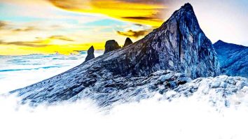 Gunung Kinabalu - Nama-nama gunung di Kalimantan yang tertinggi