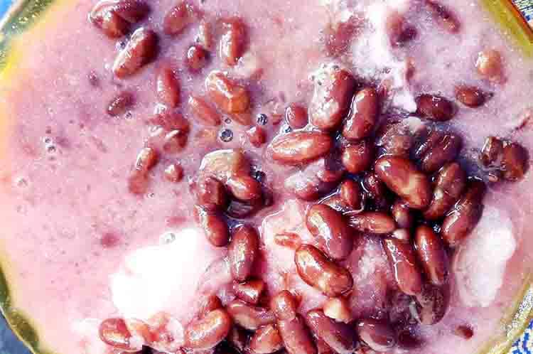 Es Kacang Merah Bangka Sederhana - Resep es kacang merah bangka yang mudah dibuat