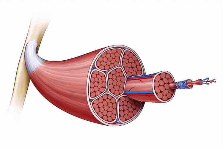 Otot Lurik - Organ gerak terdiri atas dua macam yaitu otot dengan daerah gelap dan terang