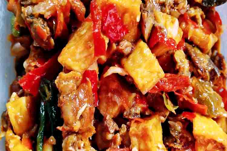 Sambalado Kerang Tahu - Menu yang lengkap dengan berbagai kandungan nutrisi