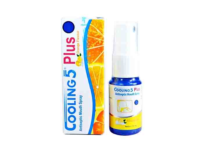 Cooling 5 Spray - Antibiotik radang tenggorokan anak dengan bentuk antiseptik
