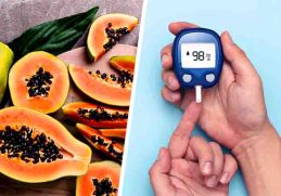 Baik untuk penderita diabetes - buah pepaya mengandung vitamin yang beraneka ragam sehingga baik untuk penderita diabetes