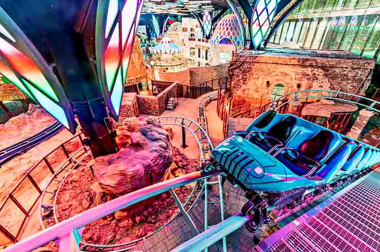 Rollercoaster Indoor Tertinggi Di Dunia - Negara dengan ibukota Doha Qatar memiliki rollercoaster indoor tertinggi di dunia