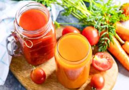 Mencegah Kanker - Manfaat jus wortel dan tomat pada tubuh kita adalah mencegah kanker